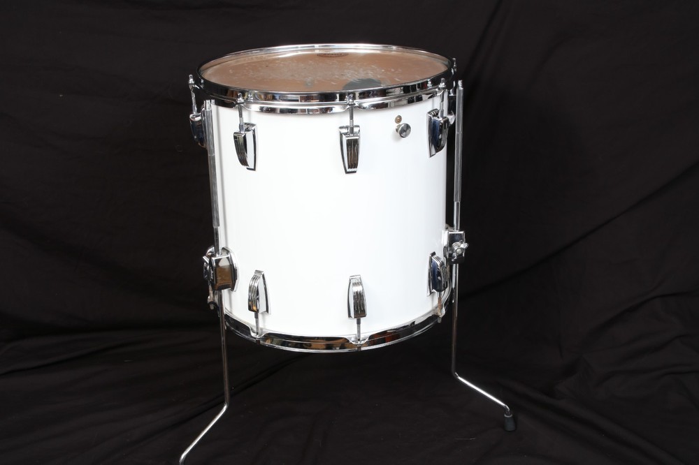 1970'S Ludwig 14" Floor Tom - White Cortex