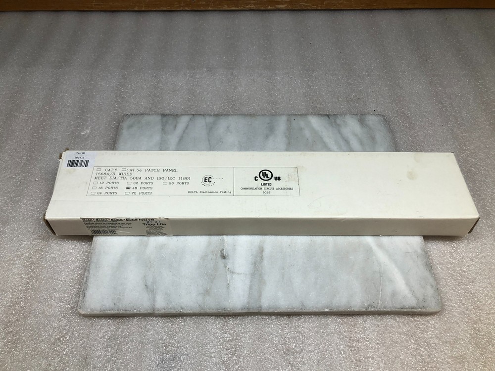 Tripp Lite Model:N052-048 Cat5e Patch Panel 568B-48 Ports OPEN BOX