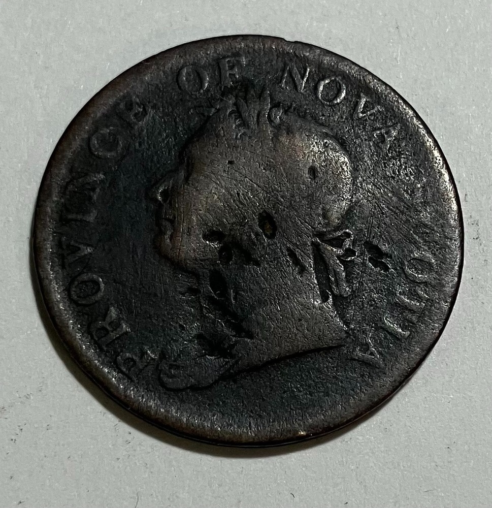 1832 Nova Scotia Half Penny