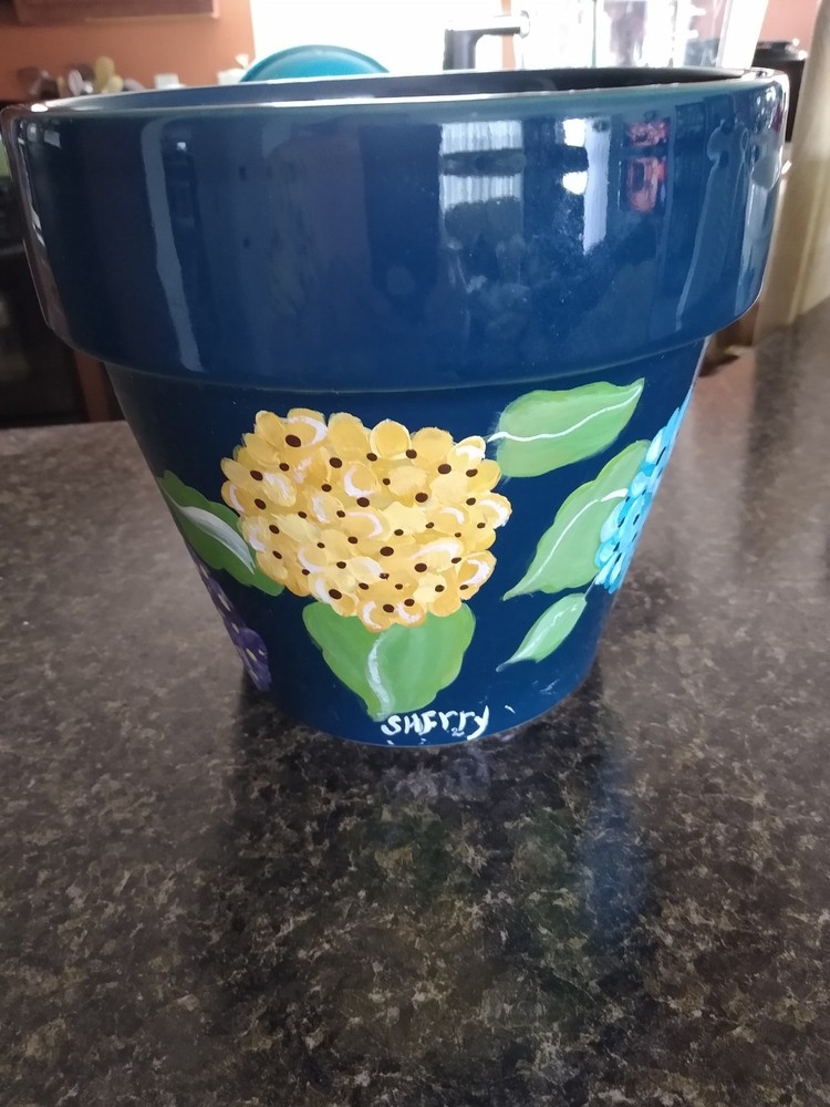 decorative ceramic plant pot