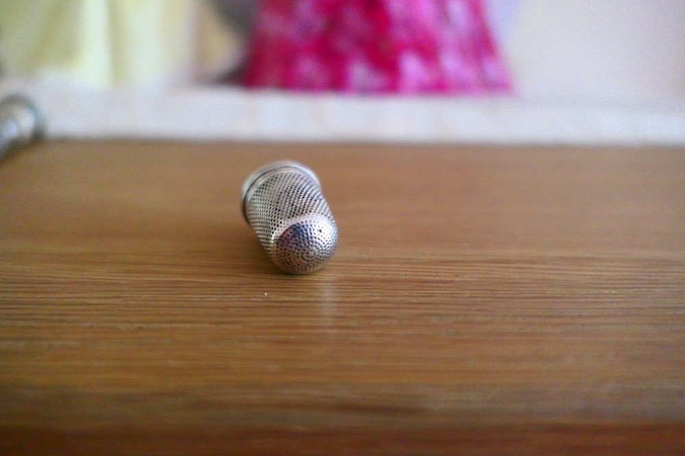 Silver Thimble Lot 2 Hallmark