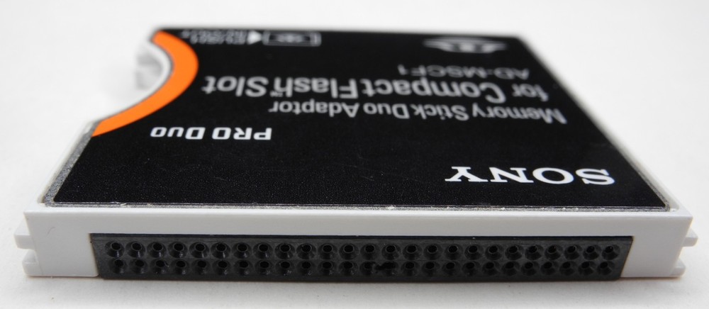 (READ!!!) Sony AD-MSCF1 Memory Stick Duo Adapter To CF Compact Flash Type II