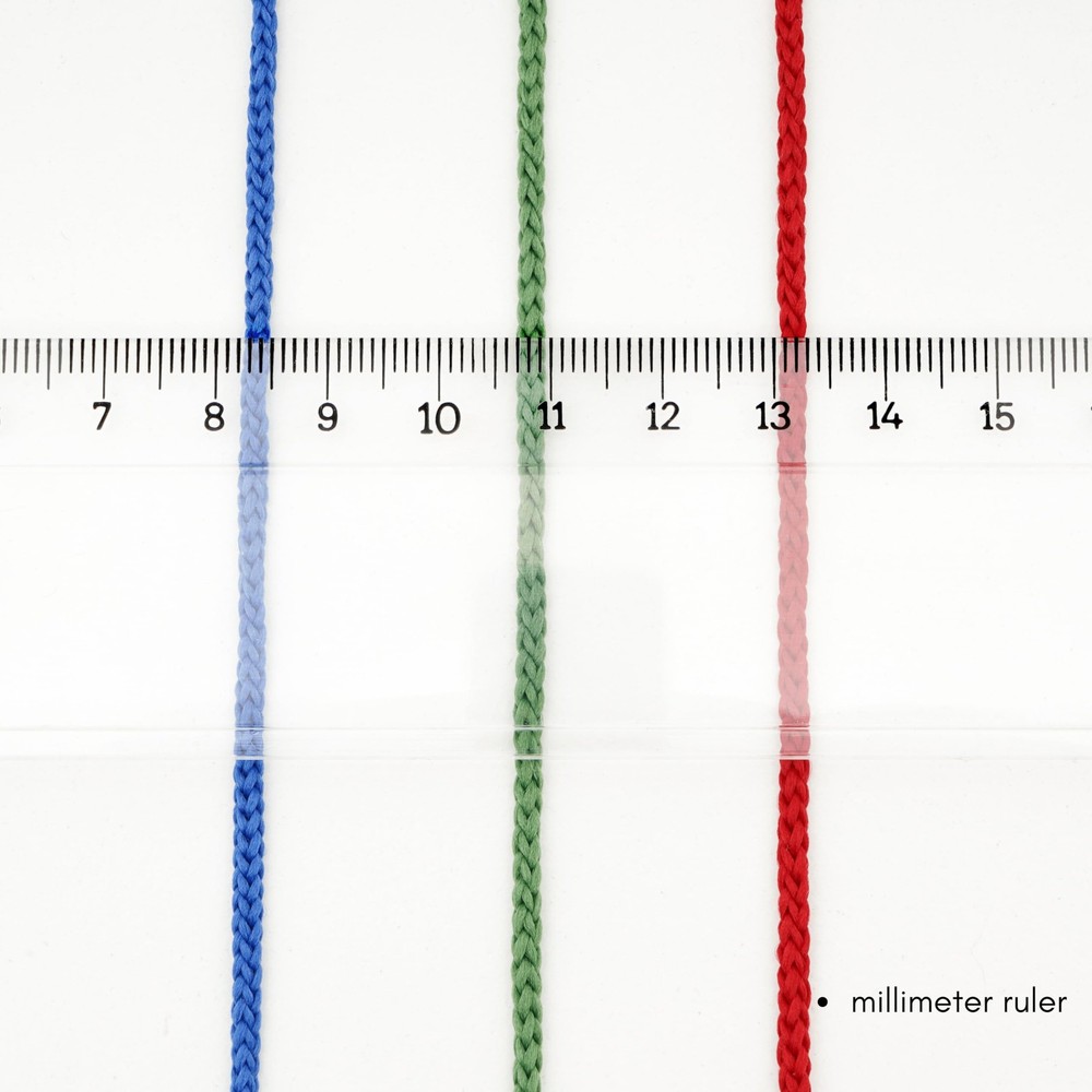 191 Yards 2.5-3mm Polyester Soft Macrame Cord Turkish Polyester Rope Yarn
