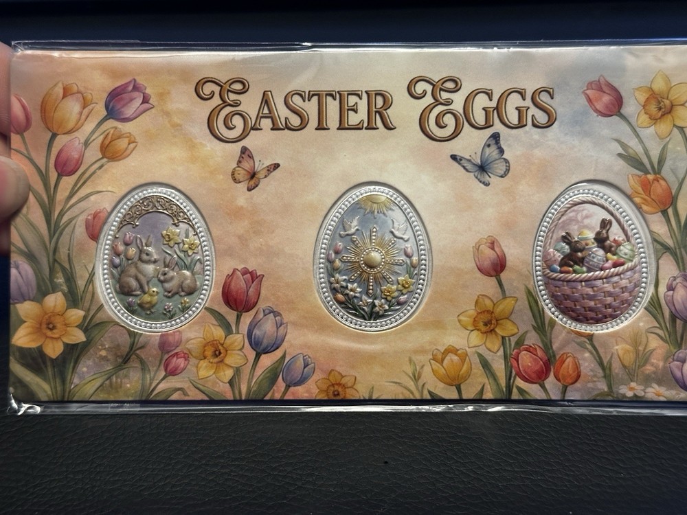 Easter Egg Set 6 Total Grams. 2 Grams Per Egg