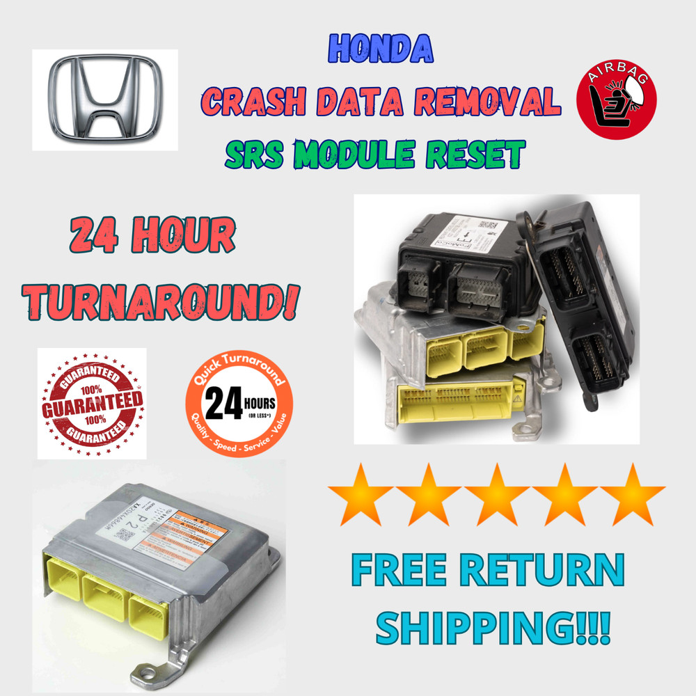 CRASH DATA RESET FOR HONDA SRS RESTRAINT MODULE – PROFESSIONAL SERVICE