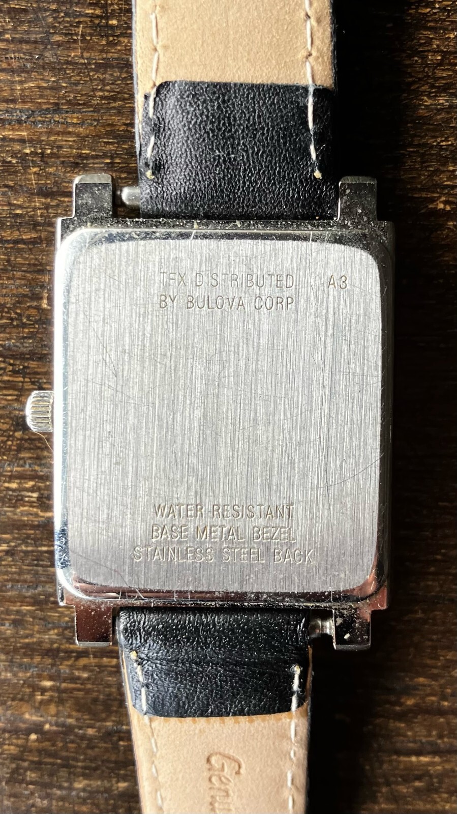 TFX Trump Marina V.I.P. Wrist Watch by Bulova Genuine Black Leather Band