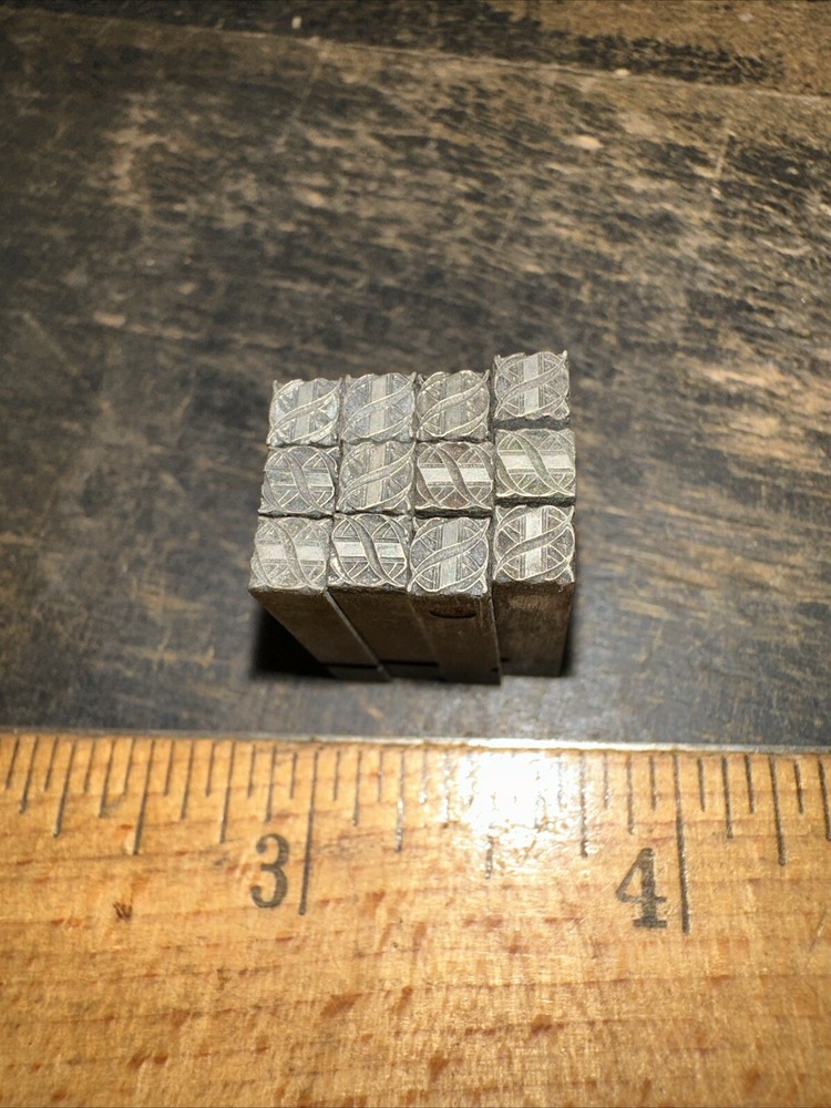 Lead Dingbats ( Border Edge ) Beautiful Iines! 12 Total