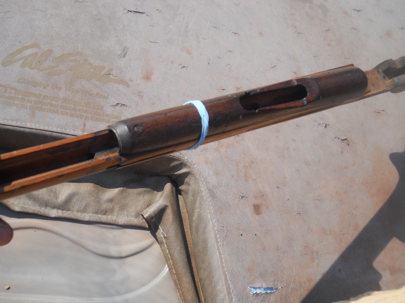 Norwegian Krag jorgensen model 1894 nice wood stock with handguard