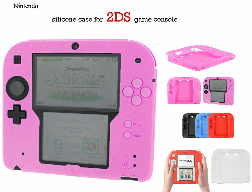 Nintendo 2DS Host Silicone Case Protective Case Soft Silicone Rubber Skin Case