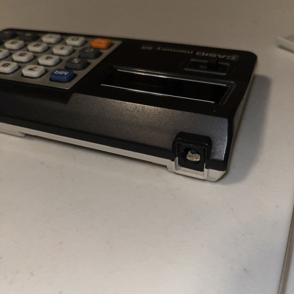Casio Memory 8R Vintage Electronic Calculator Working Well