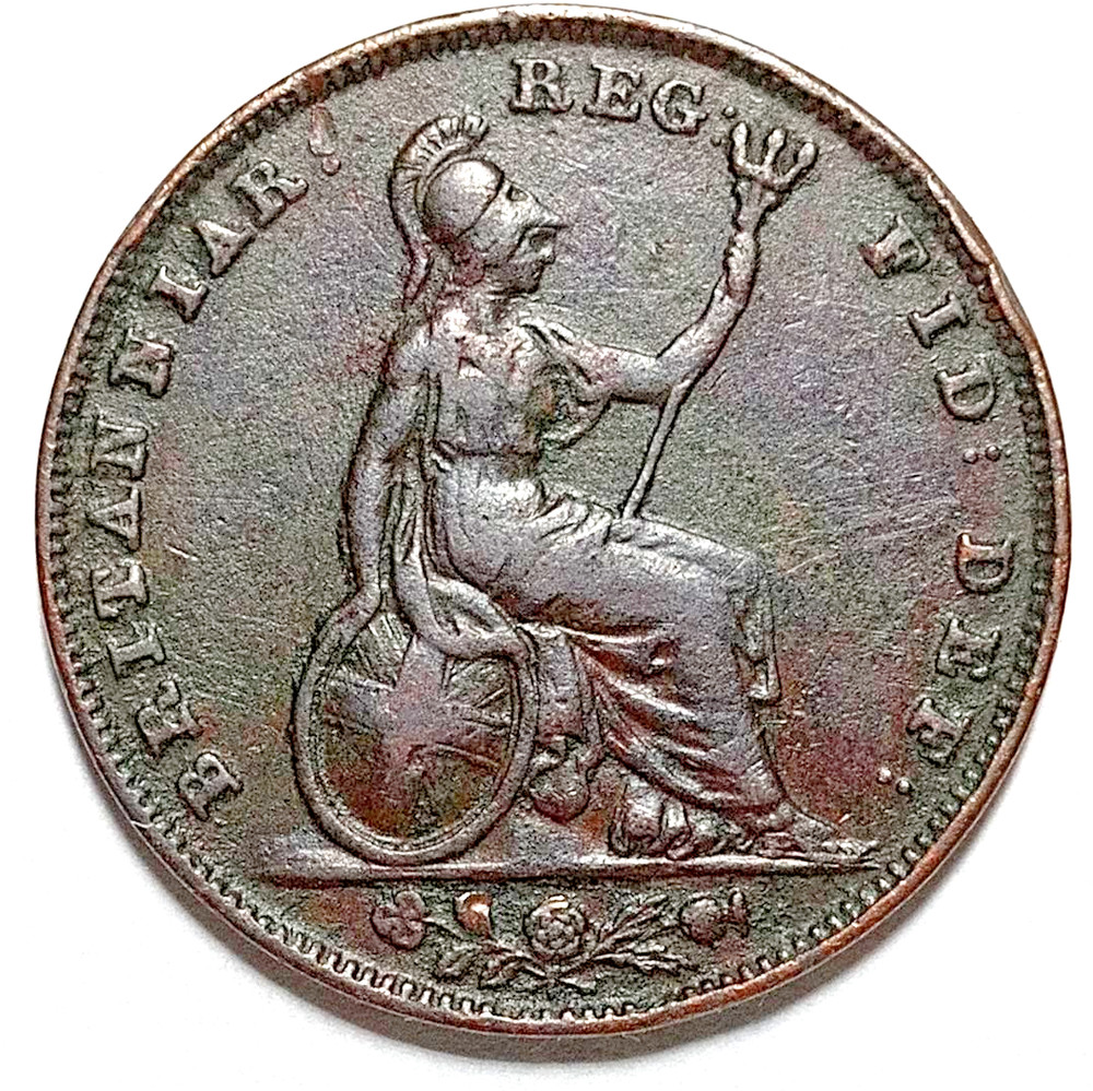 Great Britain 1841 Farthing. KM-725