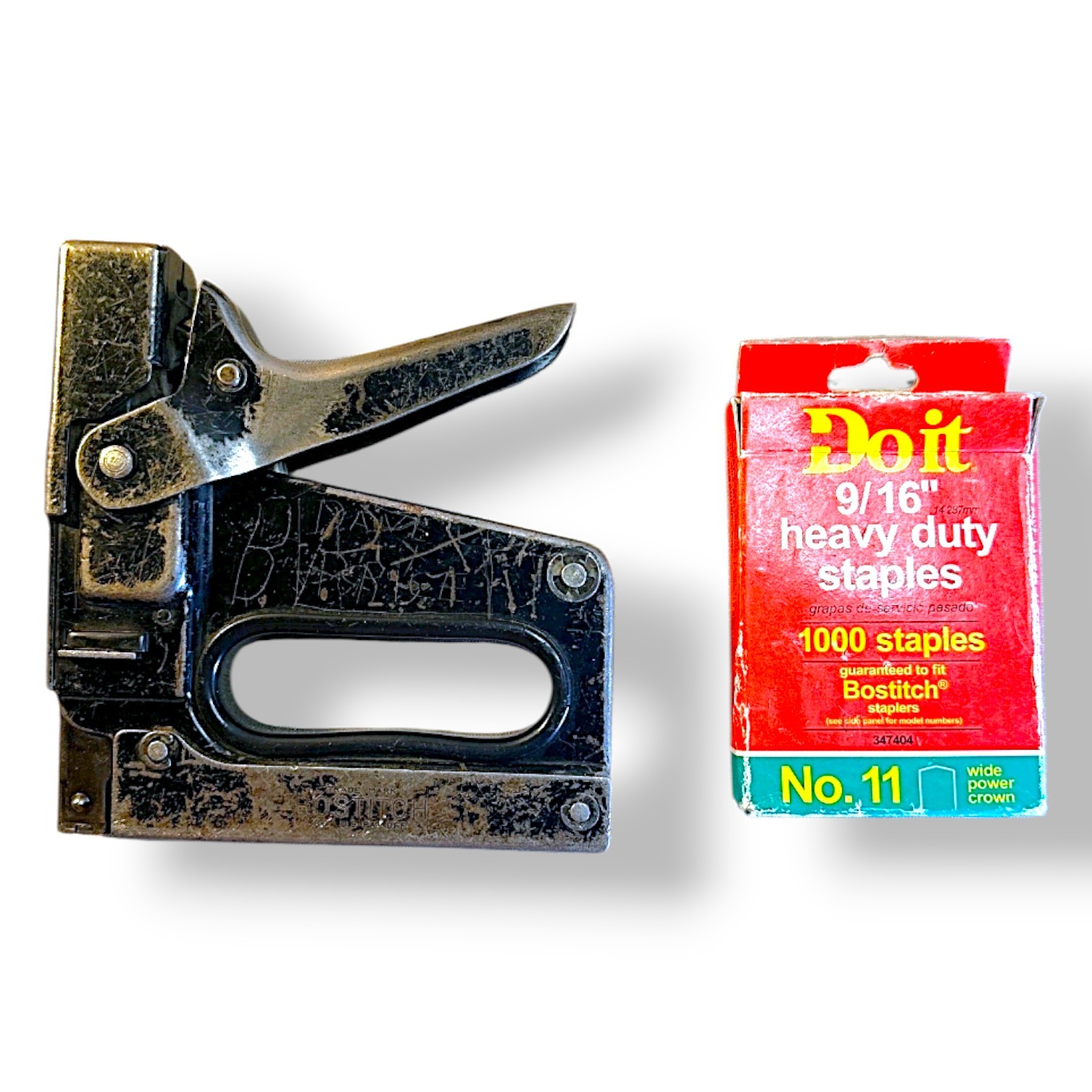 Bostitch T5 Heavy Duty Staple Gun Vintage USA Tool Uses No.11 Wide Crown Staples