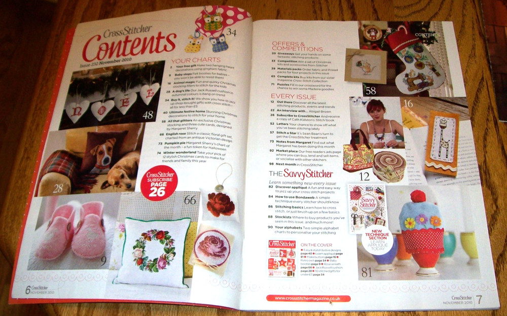 CROSS STITCHER Magazine Issue 232 November 2010 Christmas Patterns