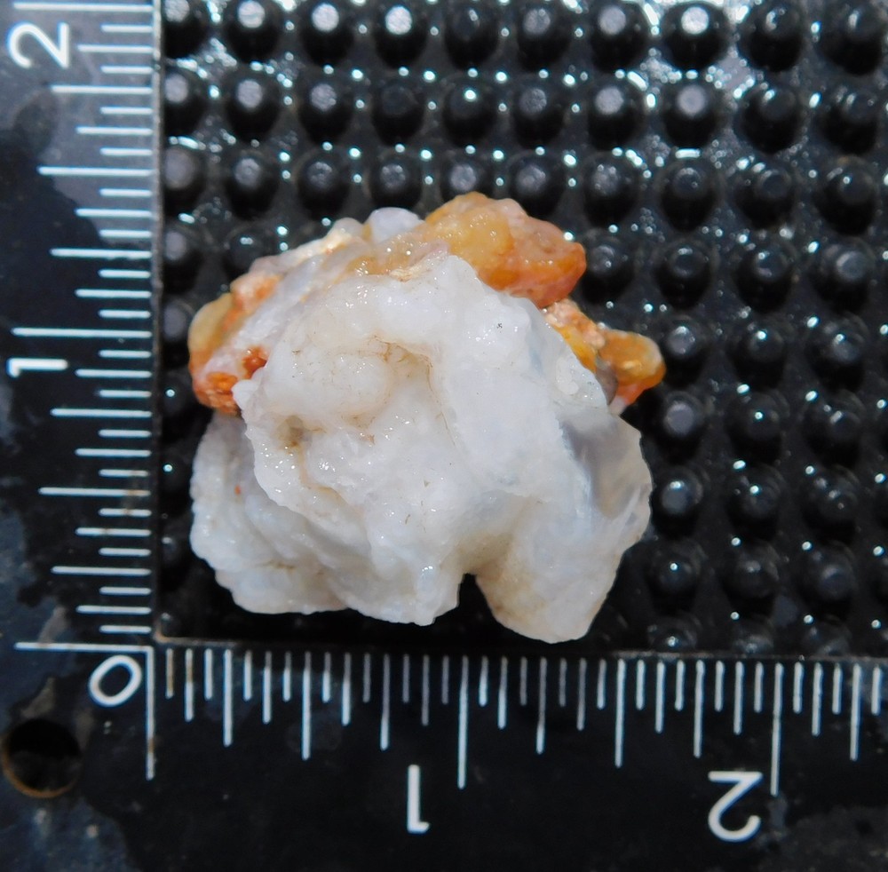 botryoidal Aguascalientes Fire Agate lapidary cabbing rough chunk Mexico 35 gram