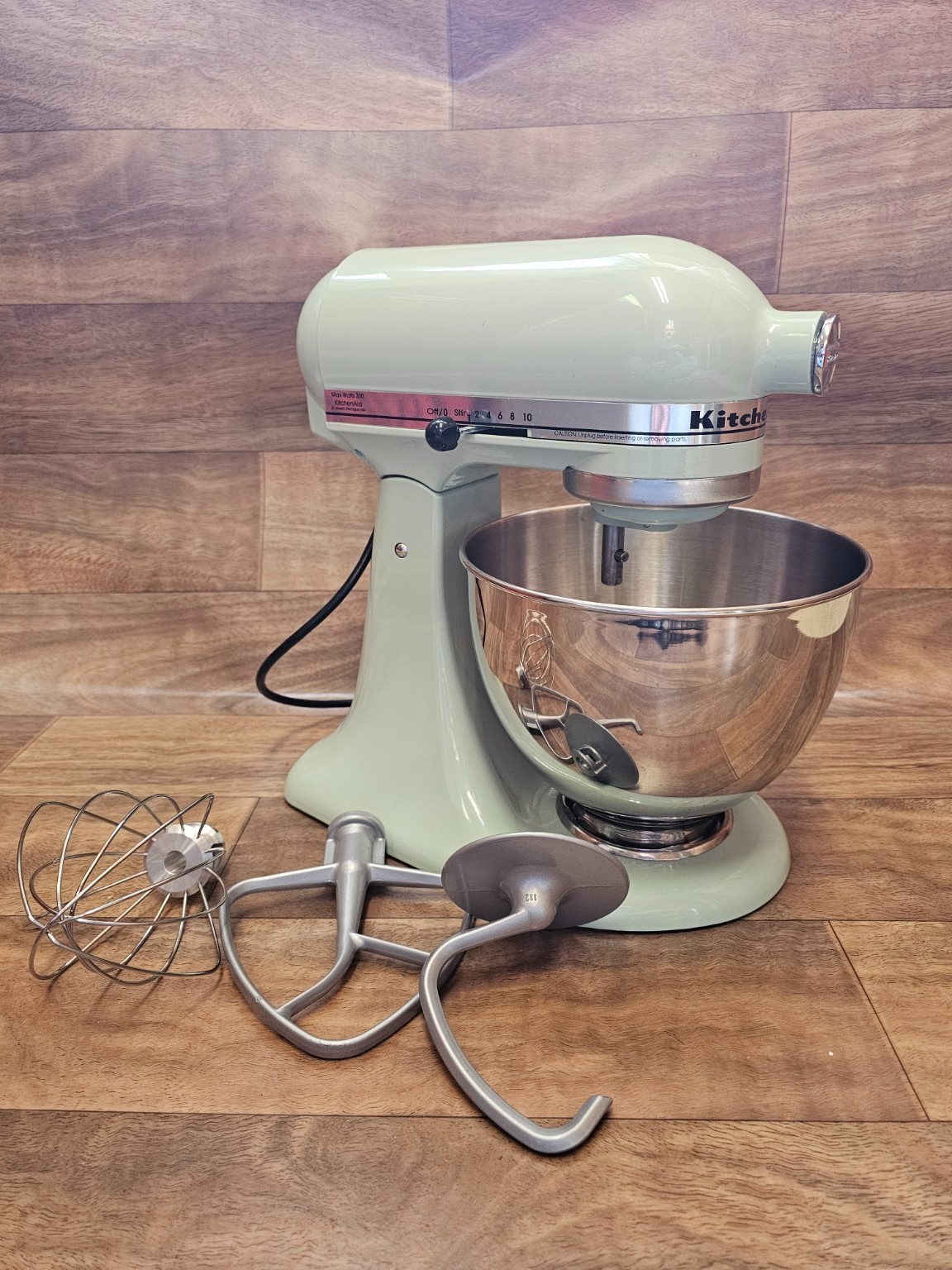 🔥KitchenAid 4.5 Qt Tilt-Head Stand Mixer K45 KSM45 Pistachio Green w/ Bowl & At
