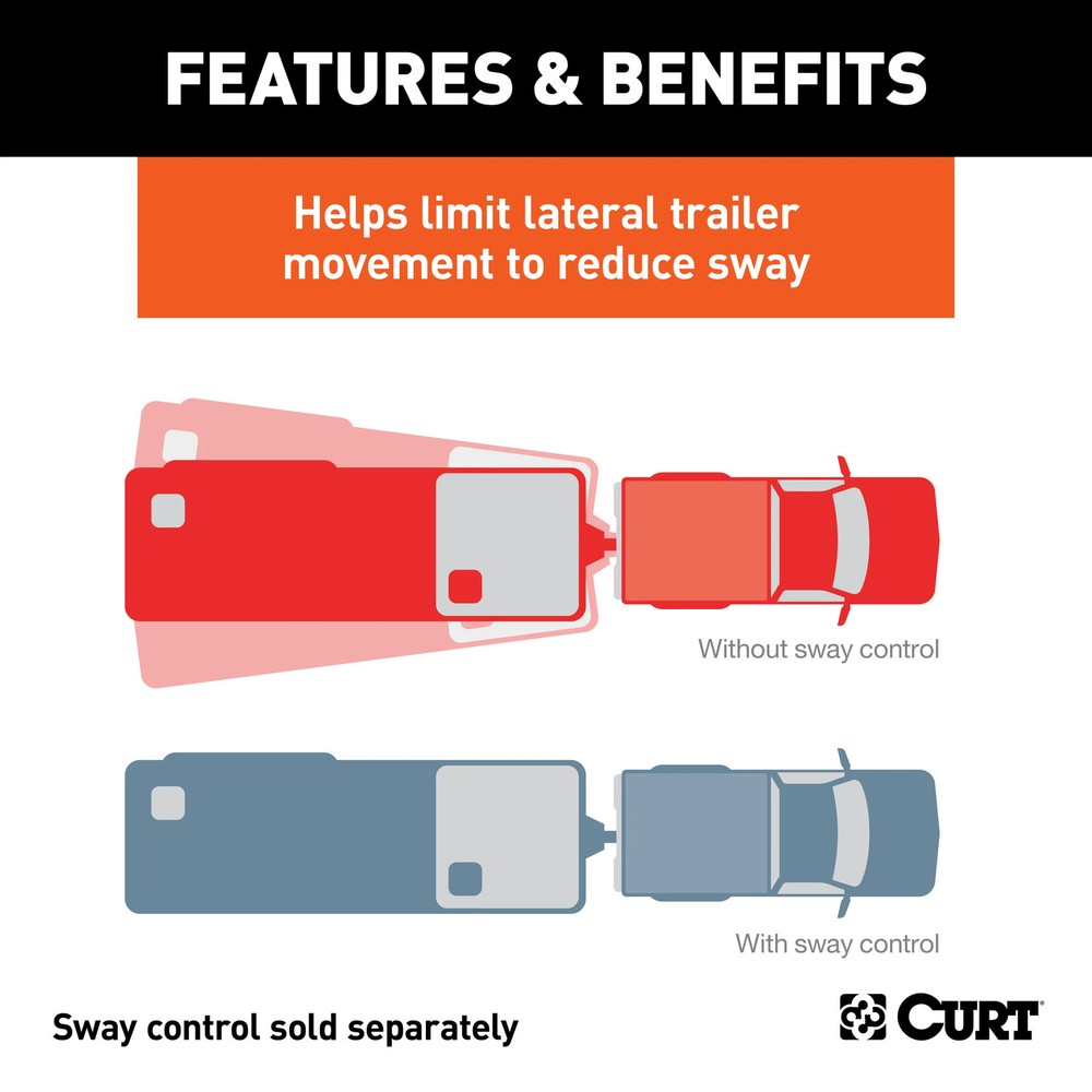 Curt-Weld-On Sway Tab
