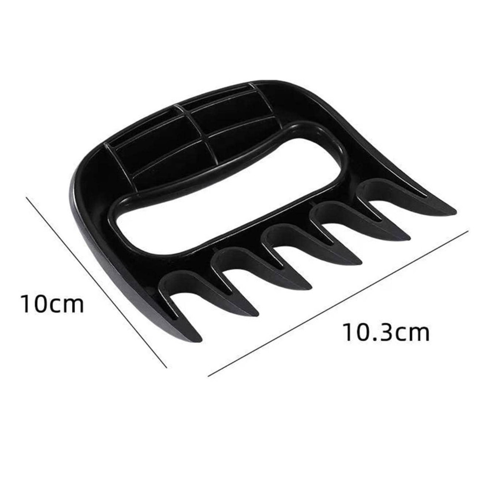 2/4pcs Bear Claw Meat Shredder Black Meat Processing Tools for Home Kitchen Chef