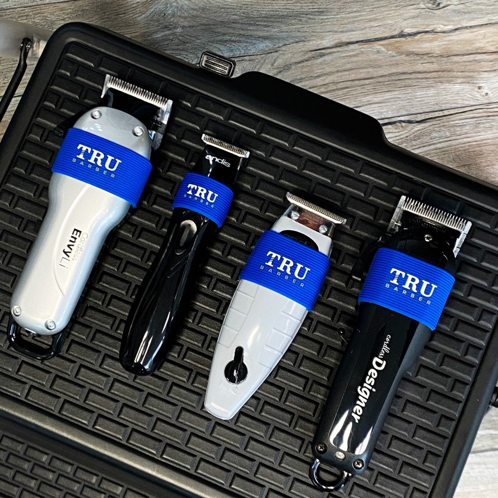 TRUBARBER Clipper Bands, 4 pieces BLUE