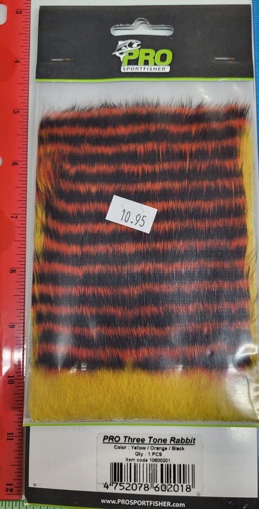 PRO   " Three Tone Rabbit "  Yellow/Orange/Black