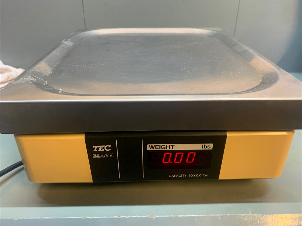TEC Digital Scale SL-47N Cap. 30 lbs Good Condition Tested