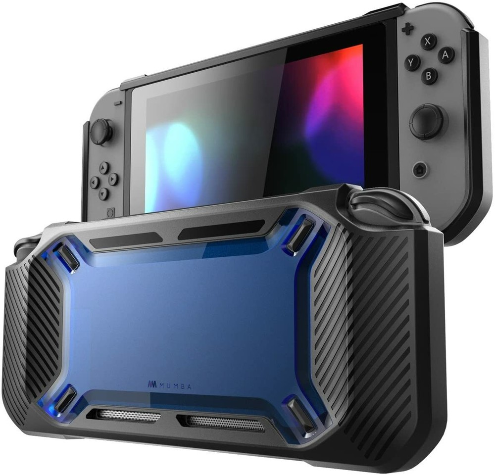 Mumba for Nintendo Switch Console Grip Case Heavy Duty Rugged Shockproof Cover