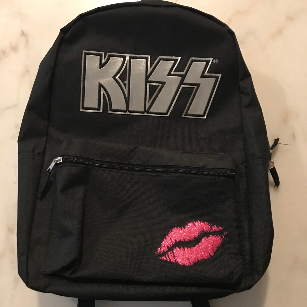 KISS band Silver Logo BACKPACK 2017 authentic merchandise