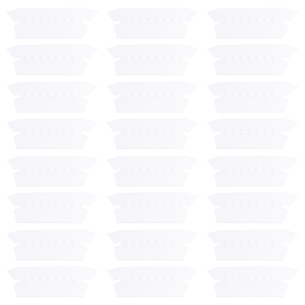50 Pcs Folder Tabs Hanging File White Labels Repositionable Filing Inserts