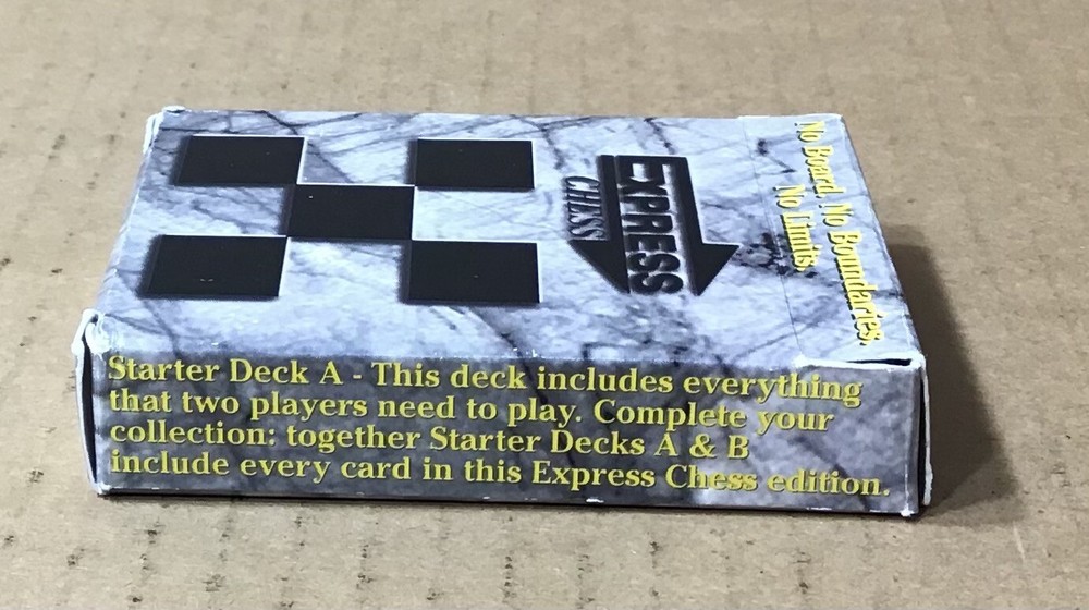 Express Chess Card Game ~ Starter Deck 'A' ~ Blackbox ~ Preowned ~ VG+