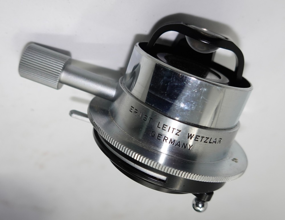 Vintage ERNST LEITZ WETZLAR Binocular Microscope W/ 4 Objectives