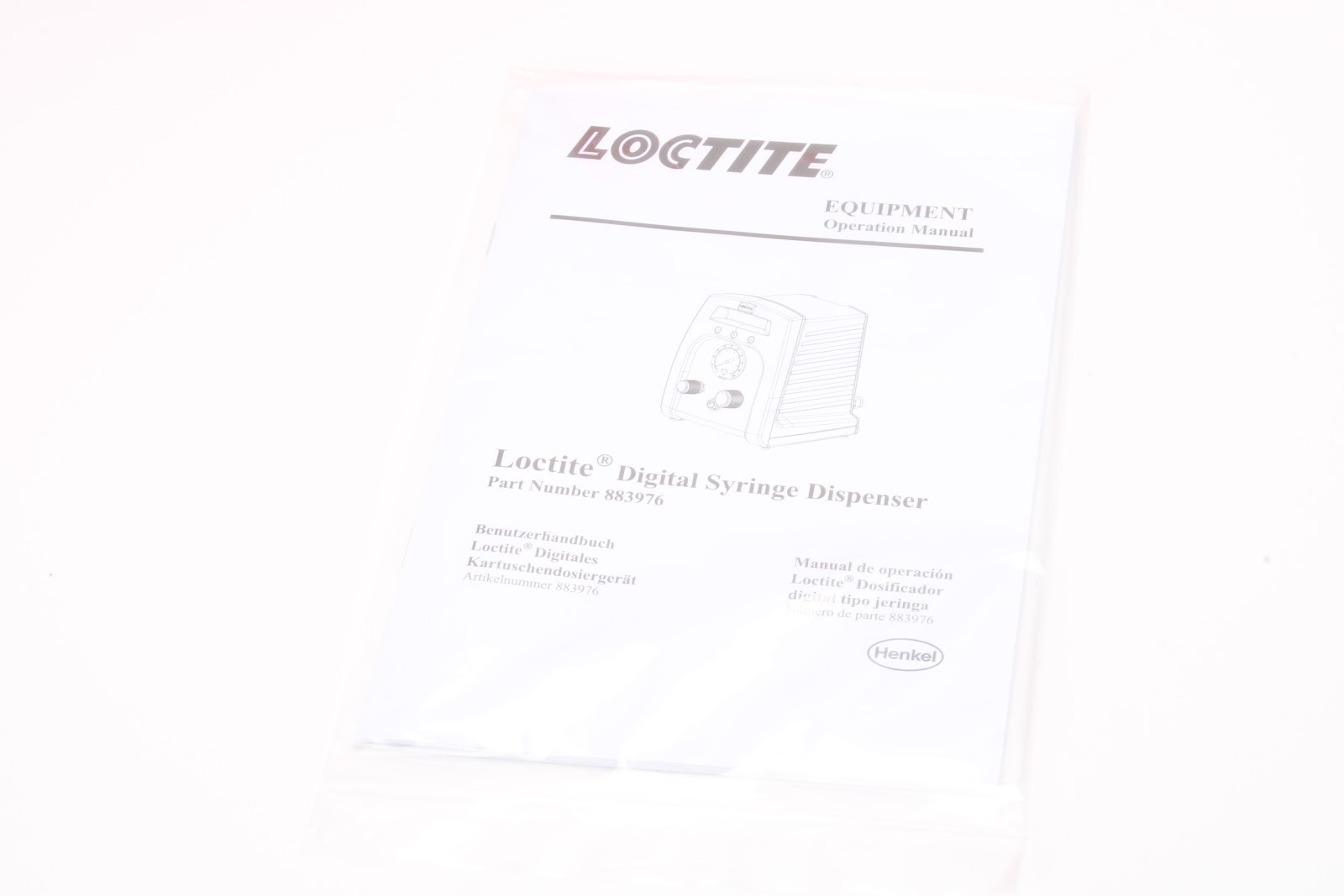 Loctite 98666 Digital Syringe Adhesive Dispenser 079340986664 - New