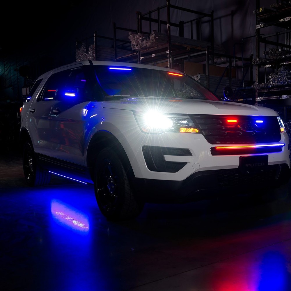 Putco 9001606 E-Blade LED Lights Red/Blue/White