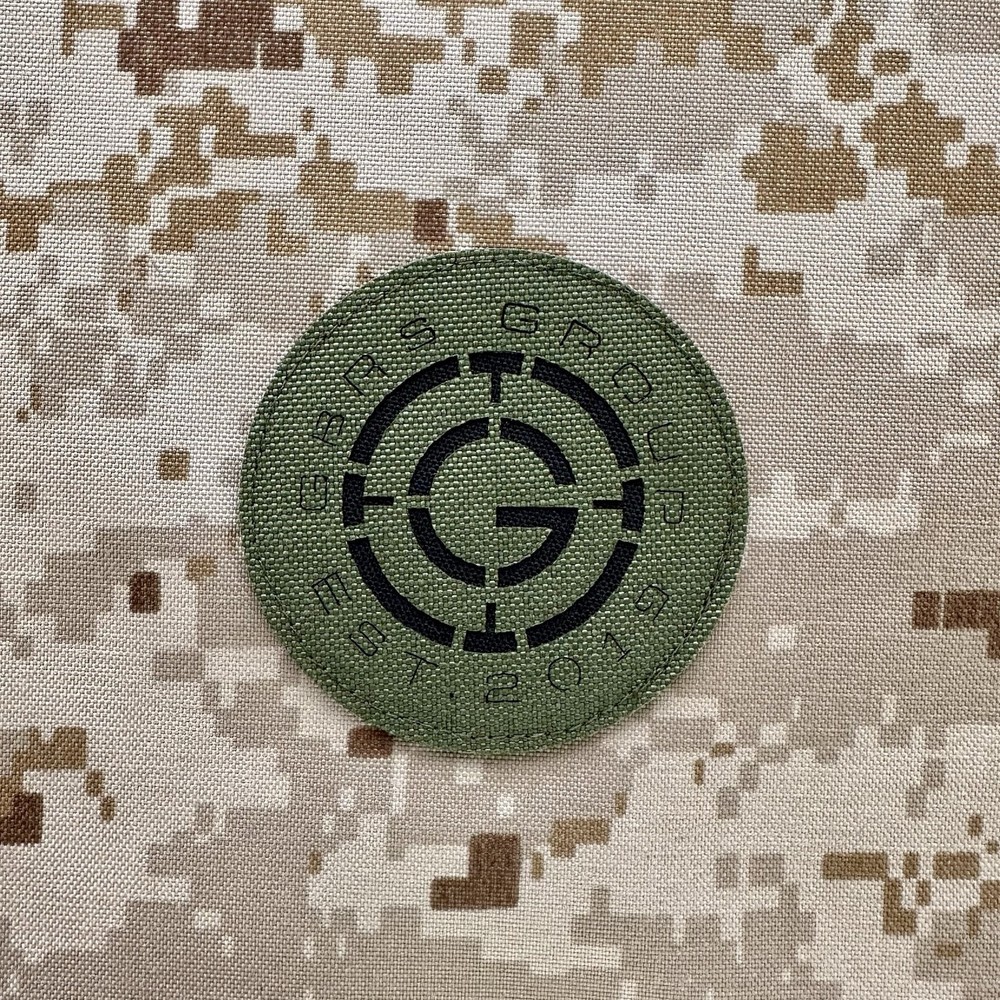 GBRS Group Subdued Circle Logo Morale Patch - OD GREEN