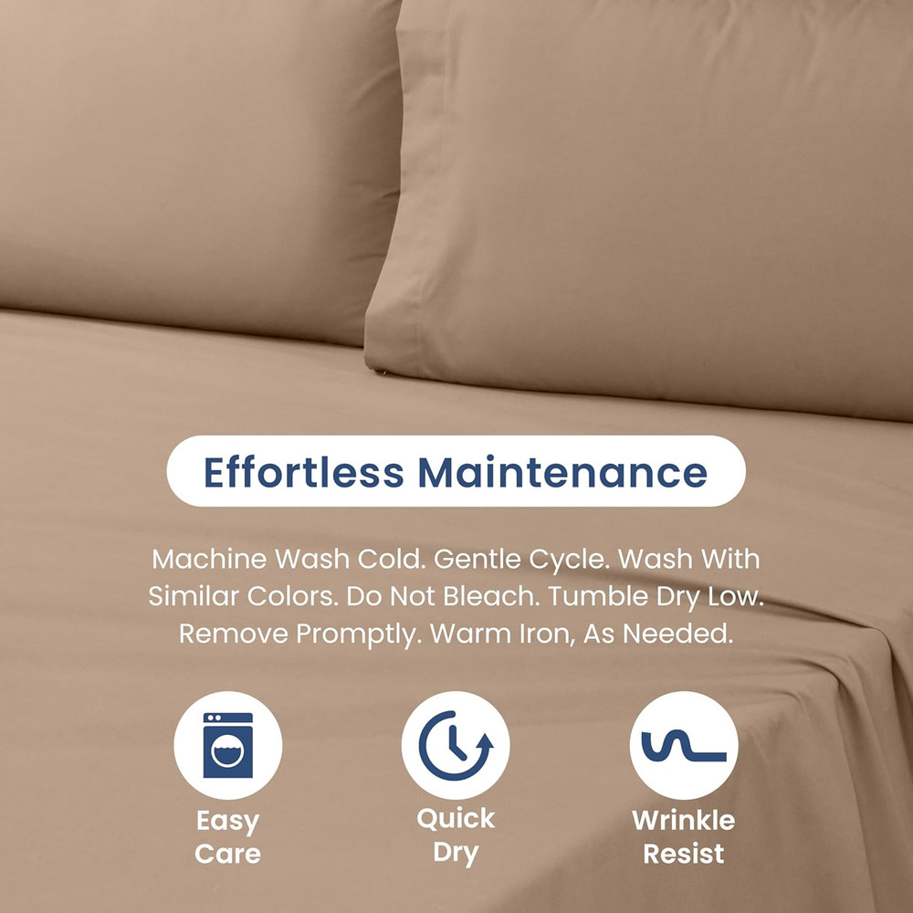 4 Piece Queen Bed Sheets Set | Queen Bed Sheets – Light Weight, Soft Breathable