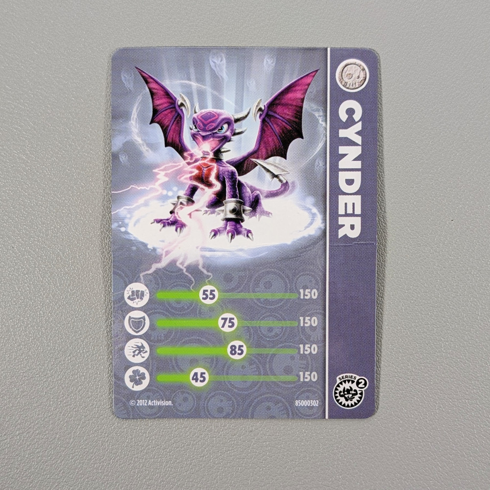 Skylanders Giants Card - Cynder | 2012 Activision