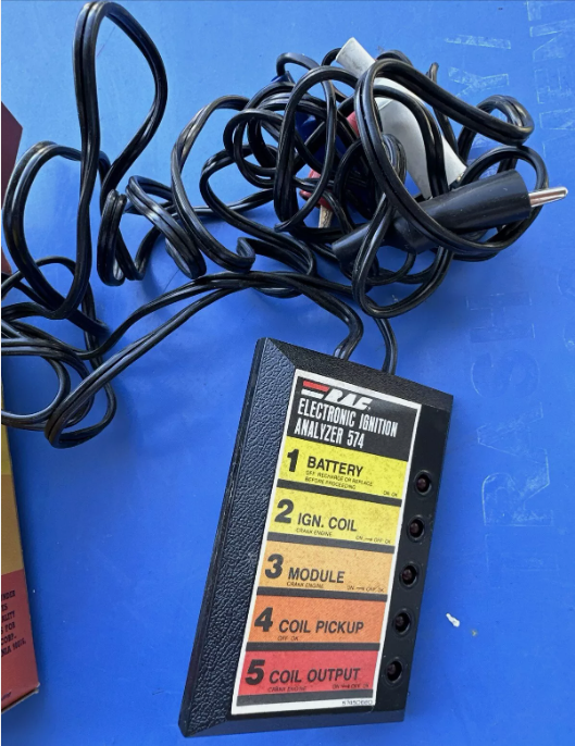 Vintage RAC 1pc ELECTRONIC Ignition ANALYZER Model #574 - Fast Shipping