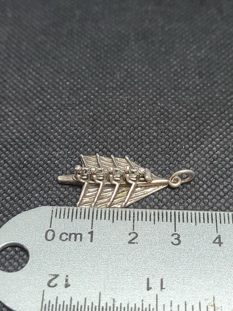 Sterling Silver Rowing Team Charm