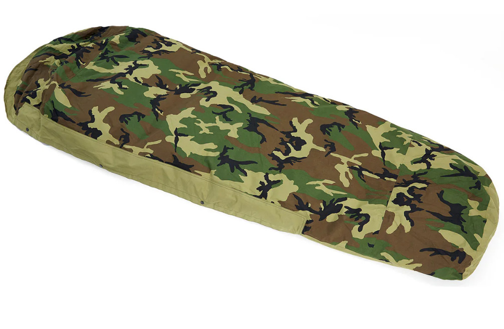 USGI Military 4 Piece Sleep System ECW Woodland Camo Modular Sleep System MSS GC