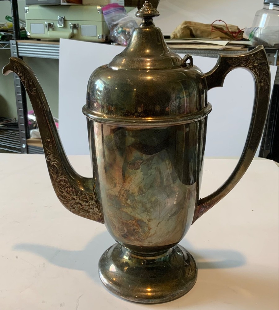 VINTAGE GREGG SILVER plated PITCHER