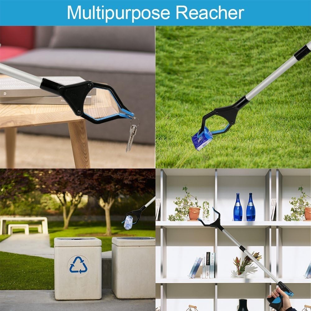 Extra Long 32" Lightweight Assist Tool for Easy Picking - Foldable Design