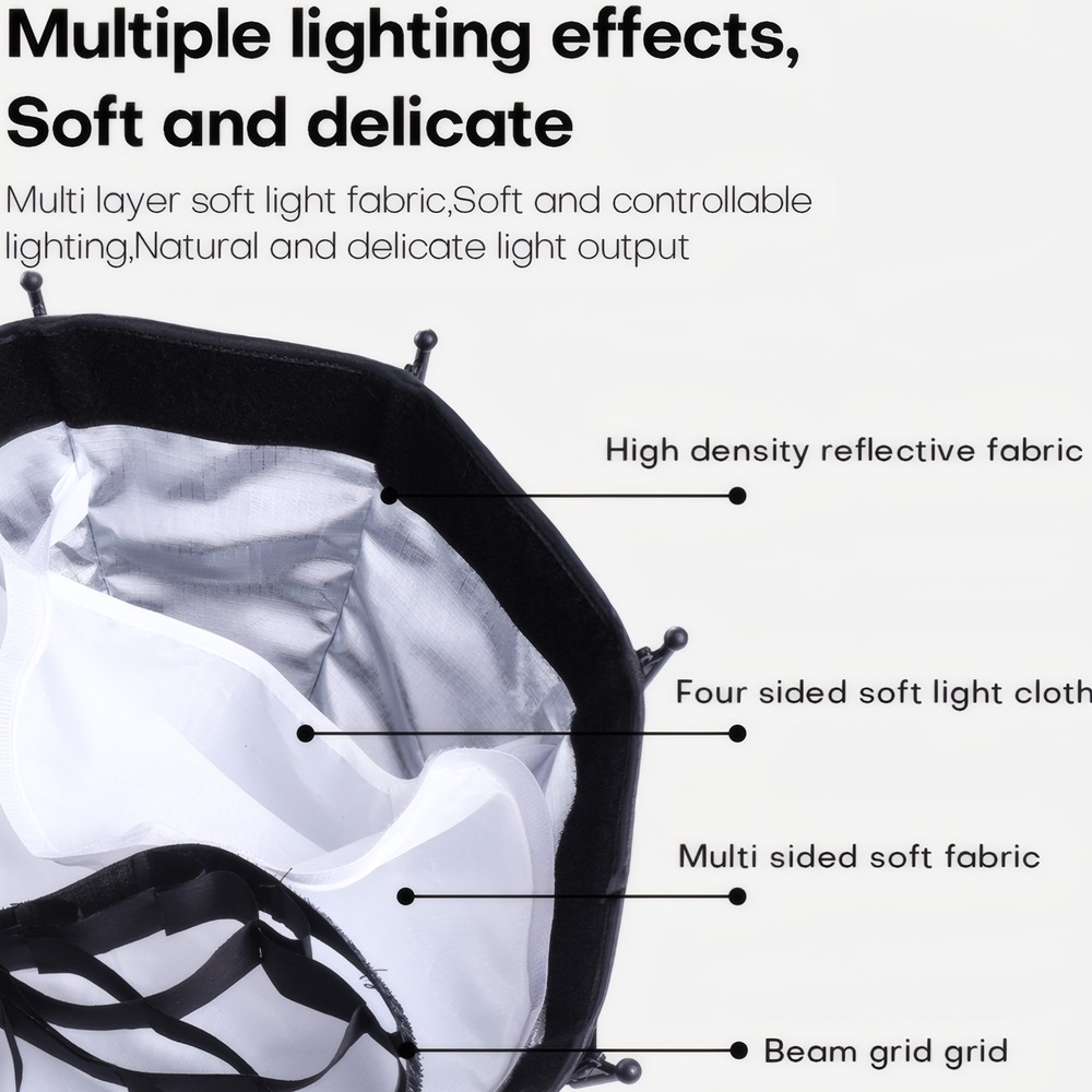 Softbox Photography Lighting Modifier Eight-Sided Parabolic Soft Box