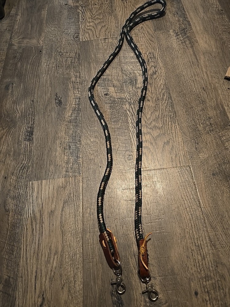 braided nylon reins