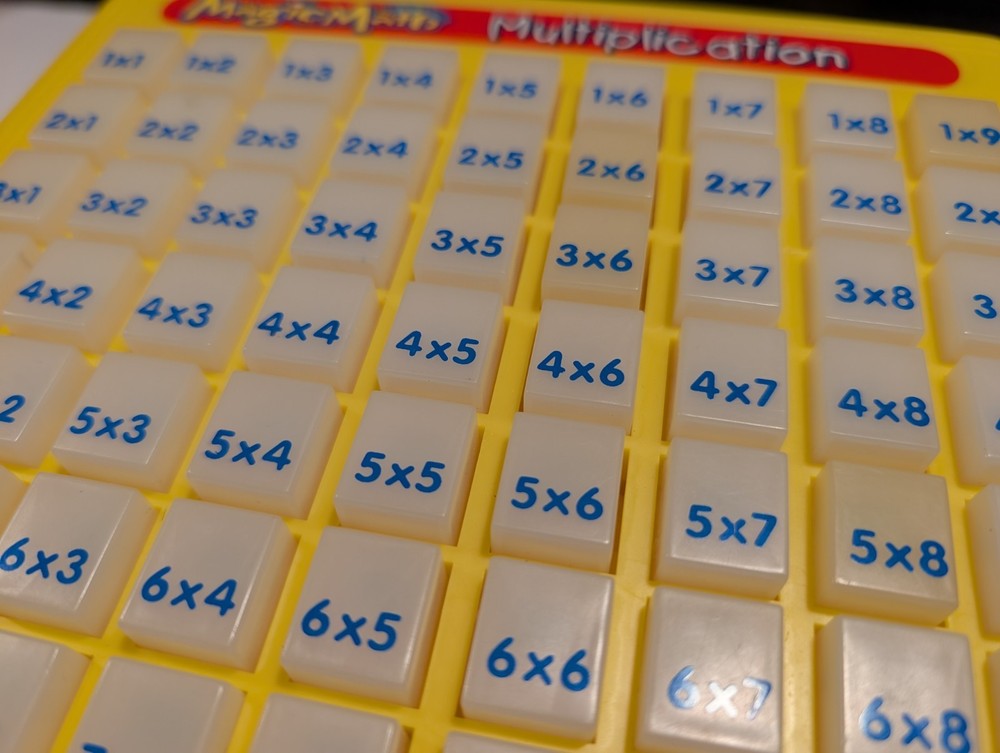 Vintage 1993 Magic Math Multiplication Educational Learning Machine