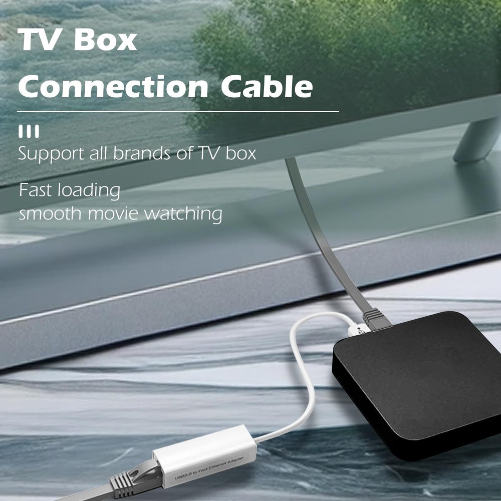 USB to Ethernet Network Adapter for Laptops USB 2.0 Devices Windows Mac OS
