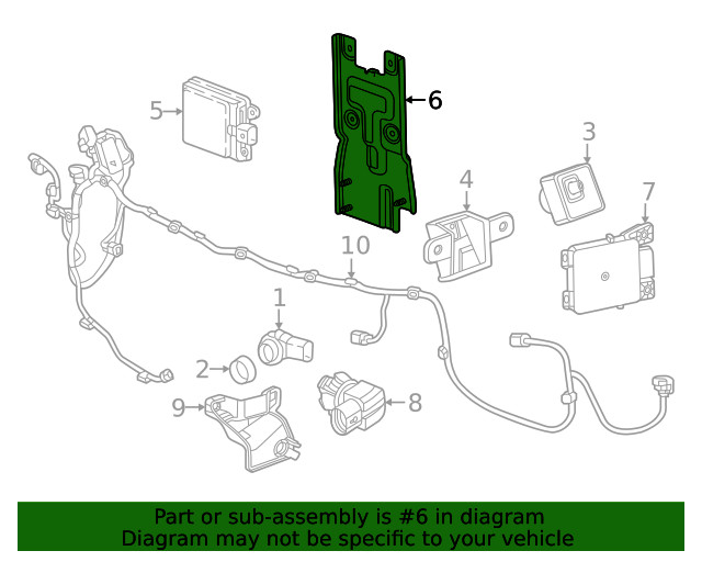 Genuine GM Mount Bracket 26576141