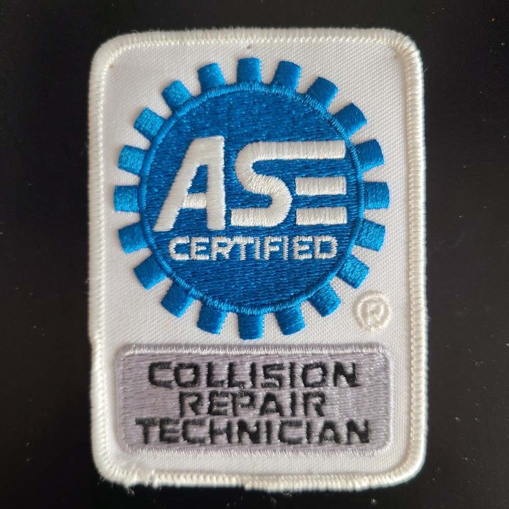 ASE CERTIFIED -- COLLISION REPAIR PATCH --- VINTAGE  ORIGINAL