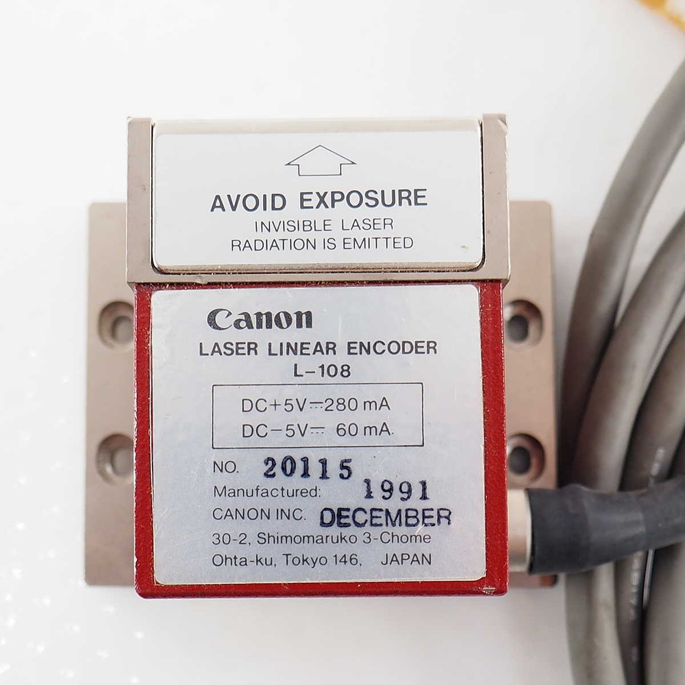 CANON L-108 600khz 2-phase 0.8um/period Laser Linear Encoder Head Module