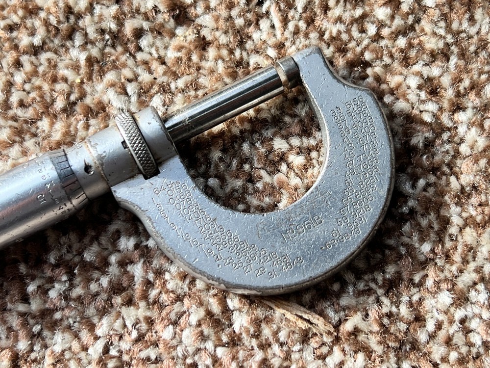 VINTAGE MOORE AND WRIGHT MICROMETER ENGINEERING TOOL METALWORKING DIY