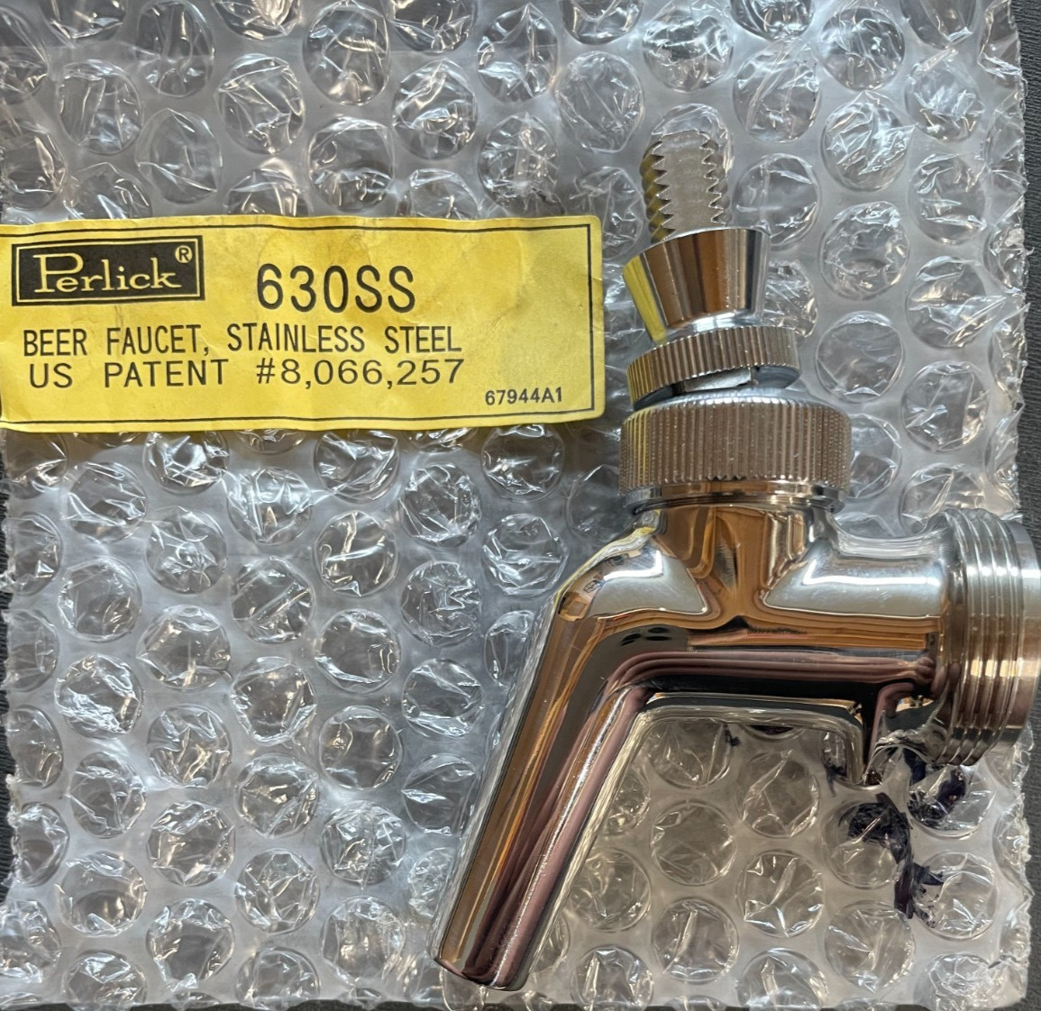 PERLICK 630SS Beer Faucet, Stainless Steel