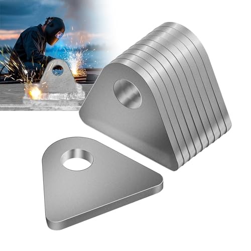 Weld on Tabs, Steel Shock Basic Weld Tab, Universal Weld on Tabs Flat Bottom