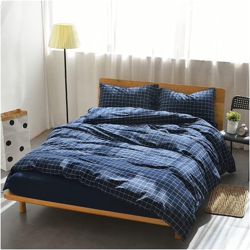 100% Washed Cotton Duvet Cover for Weighted Blanket 60x80